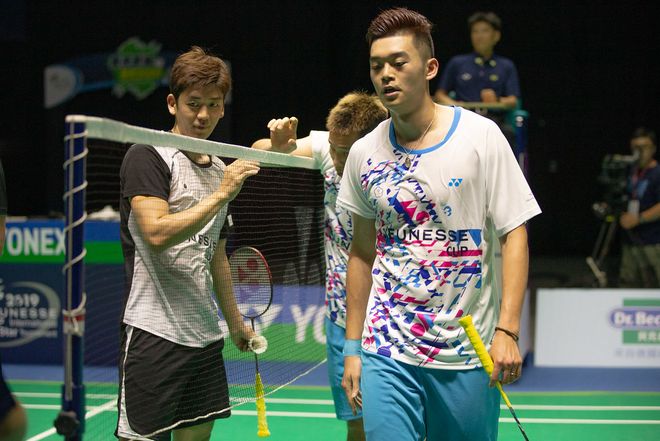 关于中国队力克韩国队，桃田贤斗统治全场的信息